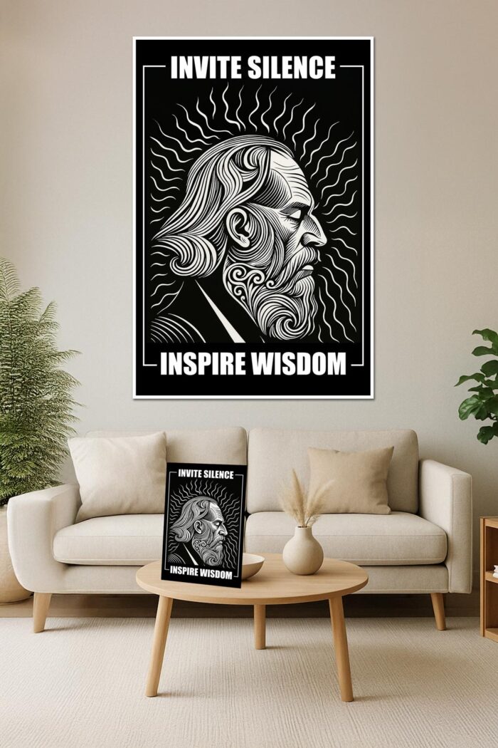 Intricate Abstract Line Art. Invite Silence. Inspire Wisdom. - Image 3