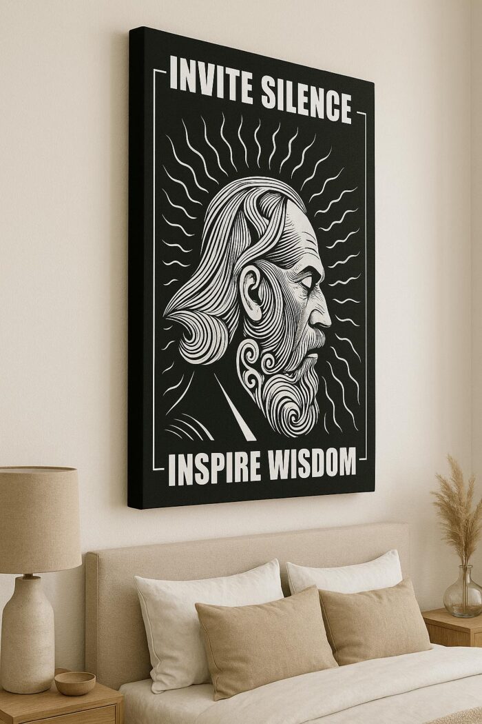 Intricate Abstract Line Art. Invite Silence. Inspire Wisdom. - Image 2