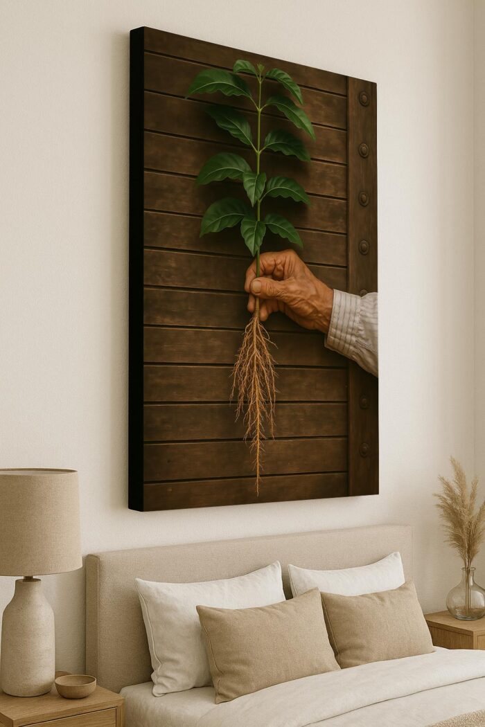 Rooted in Nature – Botanical Wall Art Print Rustic Nature Photography, Earthy Farmhouse Decor - Image 2