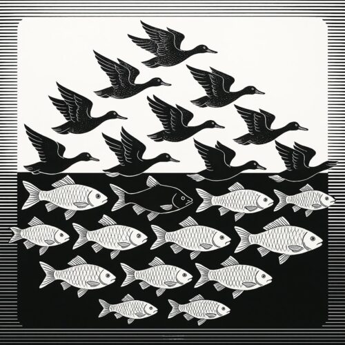 Transformation Flight – Birds to Fish