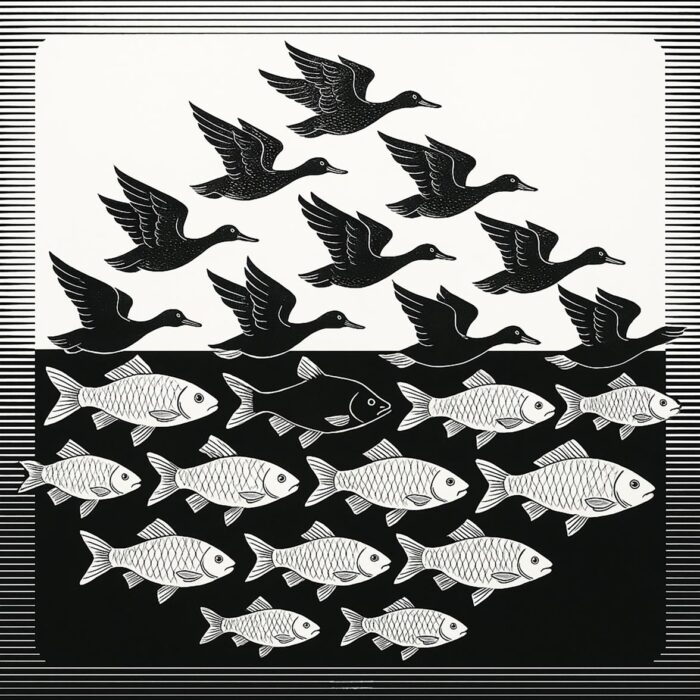 Transformation Flight – Birds to Fish