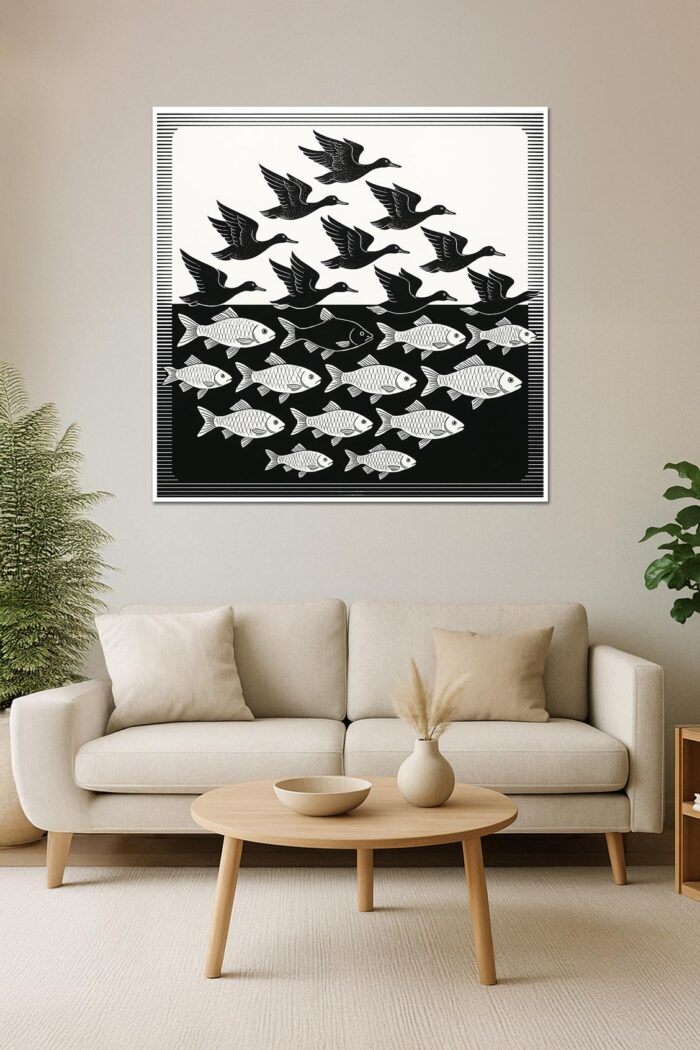 Sky and Water. Transformation Flight – Birds to Fish - Image 2