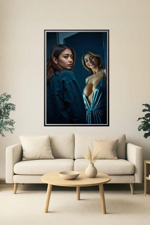 Reflections of Desire – Dual Identity Mirror Fantasy Poster picture