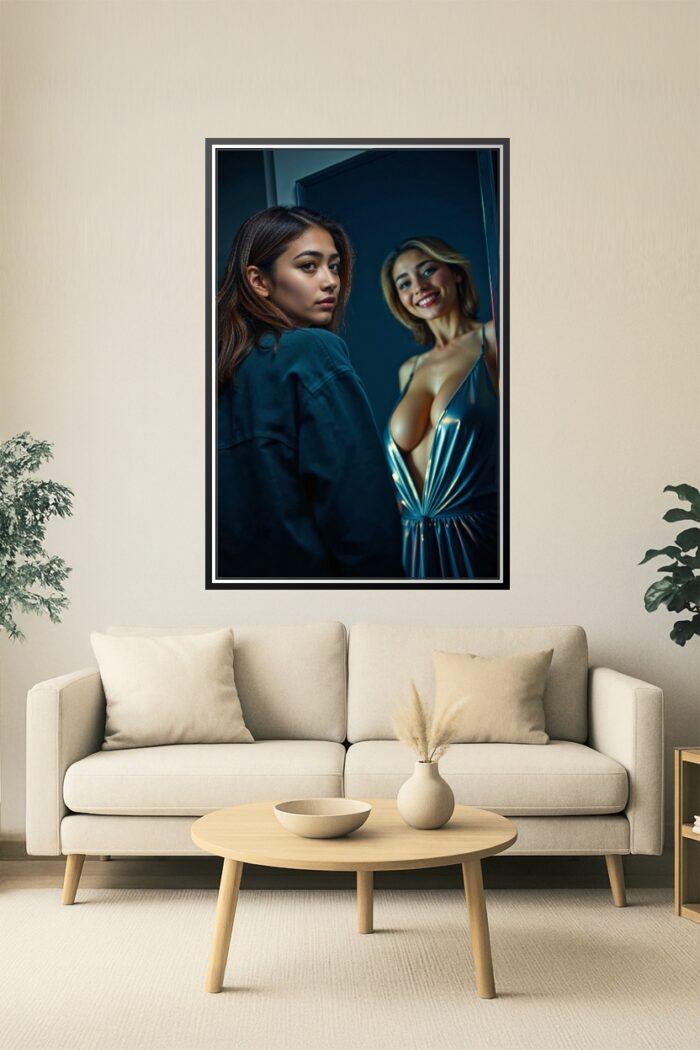 Reflections of Desire – Dual Identity Mirror Fantasy Poster picture