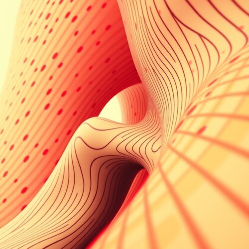 Sensual Curves – Abstract Flowing Line Art Poster picture