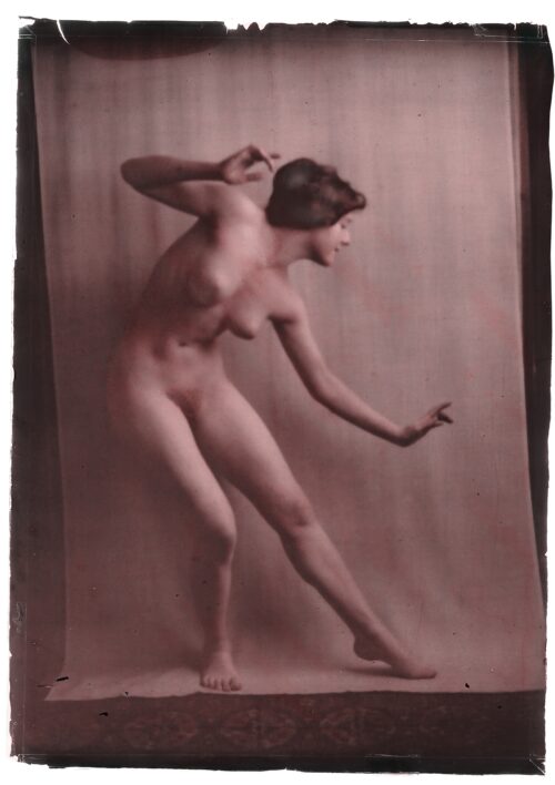 Vintage Nude Study Poster – Artistic Female Figure Fine Art Print, Early 20th Century Aesthetic picture