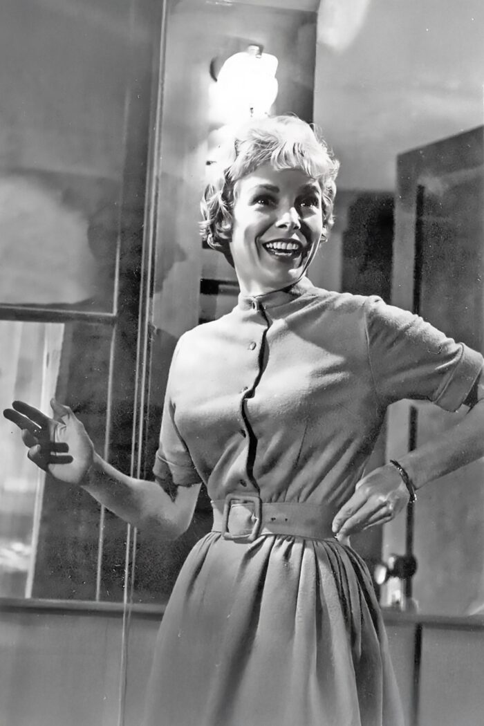 Janet Leigh Poster – Classic 1950s Hollywood Icon in Retro Glamour, Vintage Black and White Print picture