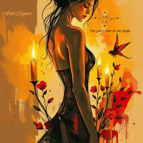 Dark Elegance – The Last Ember of Her Reign Art Poster picture