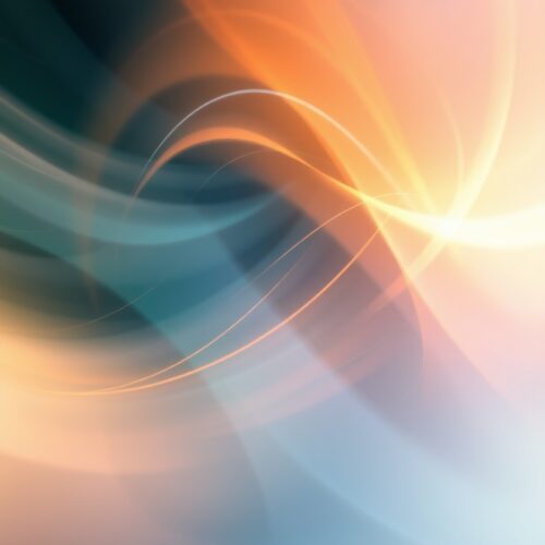 Aurora Flow – Abstract Light Swirl Art Poster picture