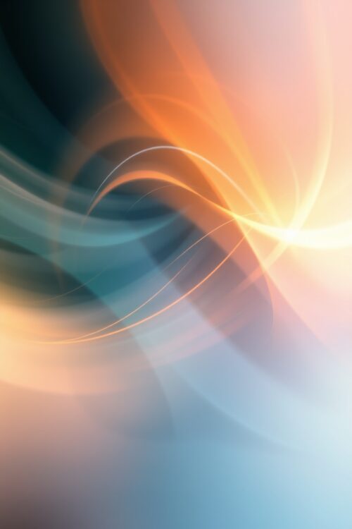 Aurora Flow – Abstract Light Swirl Art Poster picture