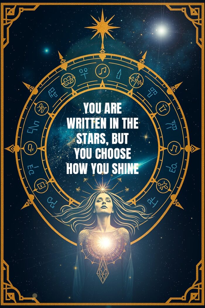 You Are Written in the Stars – Inspirational Astrology Wall Art Poster picture