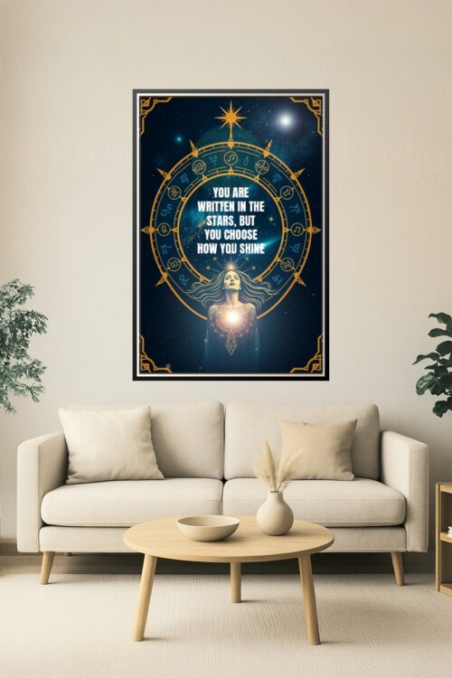 You Are Written in the Stars – Inspirational Astrology Wall Art Poster picture