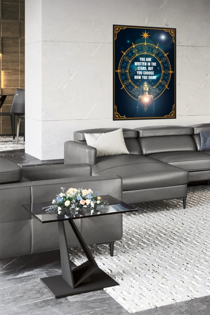 You Are Written in the Stars – Inspirational Astrology Wall Art Poster picture