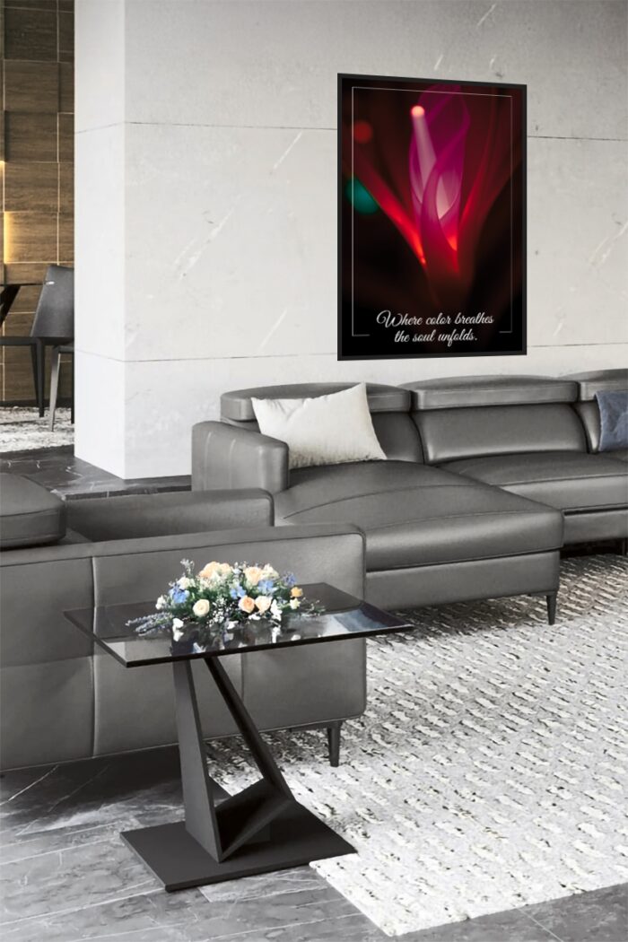 Where Color Breathes – Abstract Light Art Poster picture