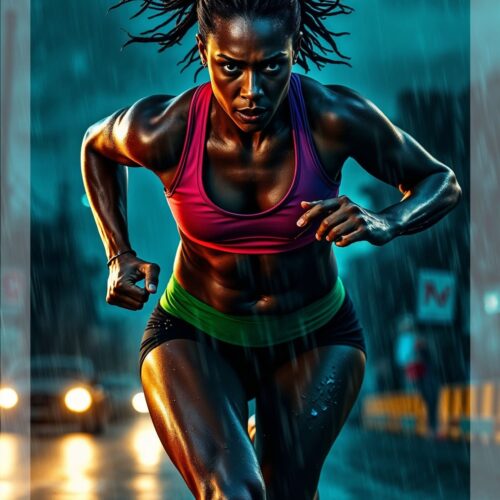 No Excuses Motivational Running Poster – Powerful Fitness Quote Wall Art picture