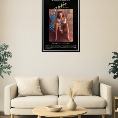 Flashdance 1983 Movie Poster Reproduction – Jennifer Beals Retro Dance Classic Wall Art picture
