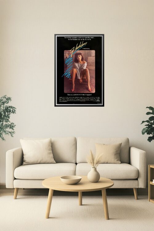 Flashdance 1983 Movie Poster Reproduction – Jennifer Beals Retro Dance Classic Wall Art picture