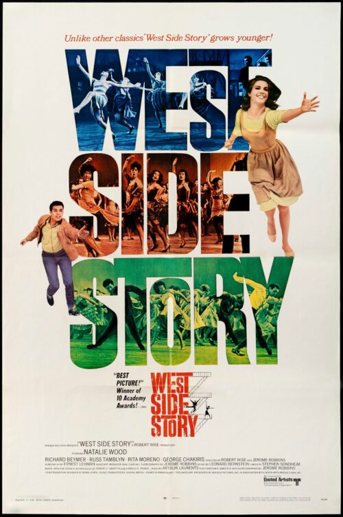 West Side Story Movie Poster Reproduction – Classic Musical Retro Wall Art picture