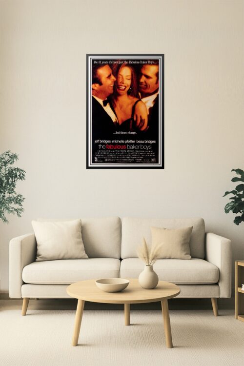 The Fabulous Baker Boys Movie Poster Reproduction – 1989 Classic Drama Retro Wall Art picture