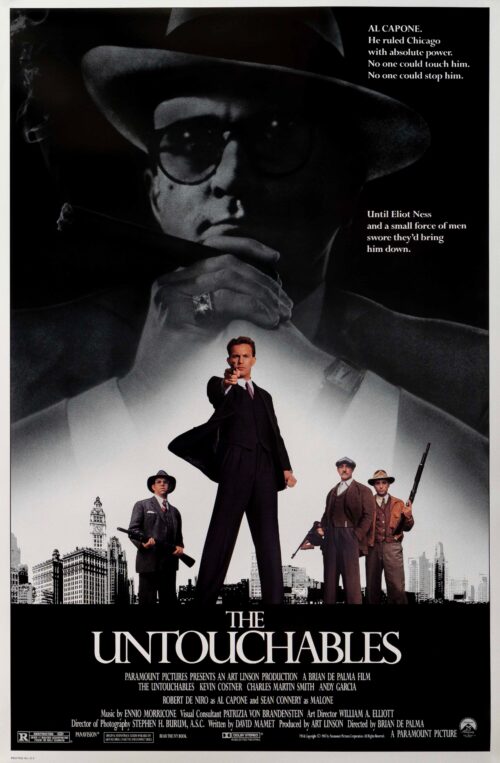 The Untouchables Movie Poster Reproduction – 1987 Gangster Classic Retro Wall Art picture