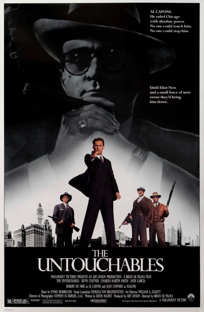 The Untouchables Movie Poster Reproduction – 1987 Gangster Classic Retro Wall Art picture