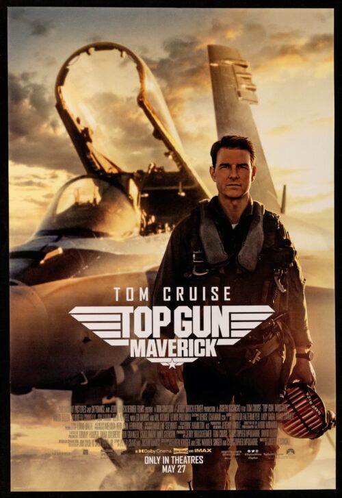 Top Gun: Maverick Movie Poster Reproduction – 2022 Aviation Action Retro Wall Art picture