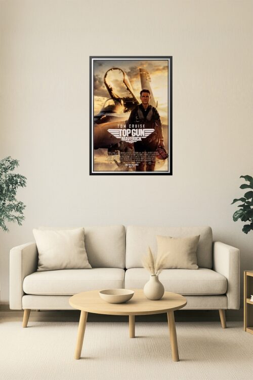 Top Gun: Maverick Movie Poster Reproduction – 2022 Aviation Action Retro Wall Art picture