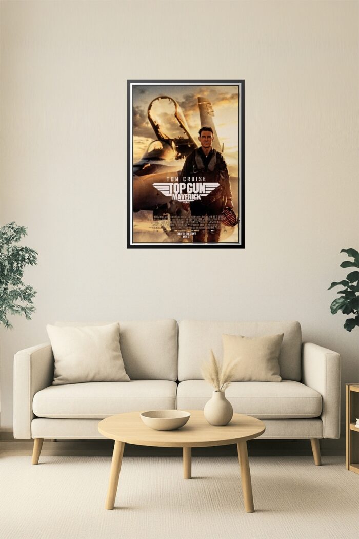 Top Gun: Maverick Movie Poster Reproduction – 2022 Aviation Action Retro Wall Art picture