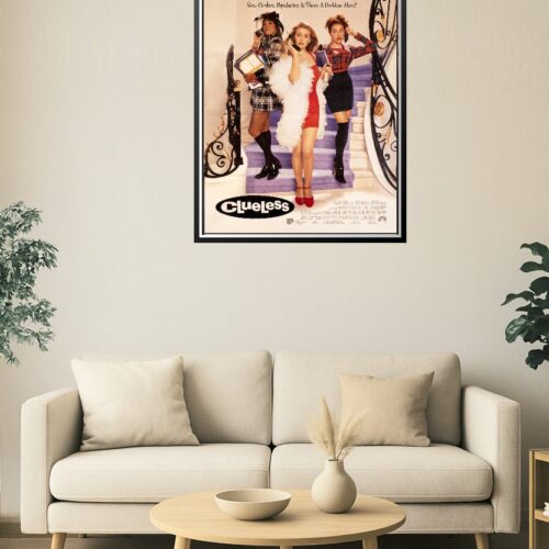 Clueless Movie Poster Reproduction – 1995 Teen Comedy Retro Wall Art picture