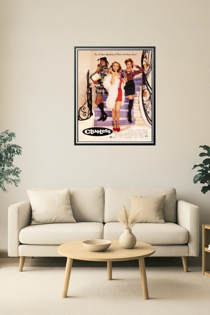 Clueless Movie Poster Reproduction – 1995 Teen Comedy Retro Wall Art picture