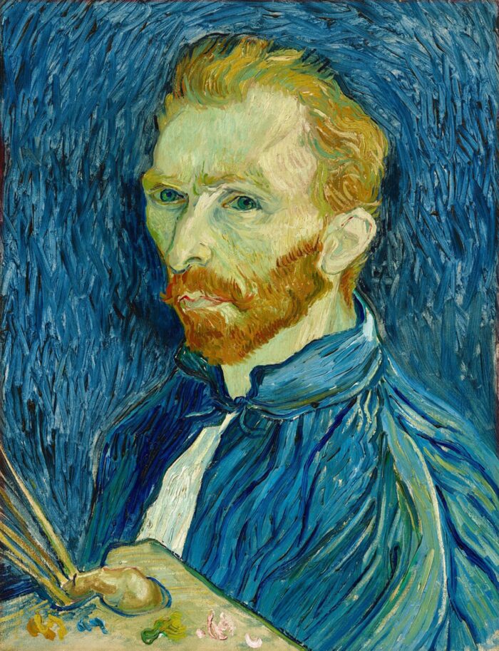 Vincent van Gogh Self-Portrait Poster Reproduction – Post-Impressionist Masterpiece Wall Art picture