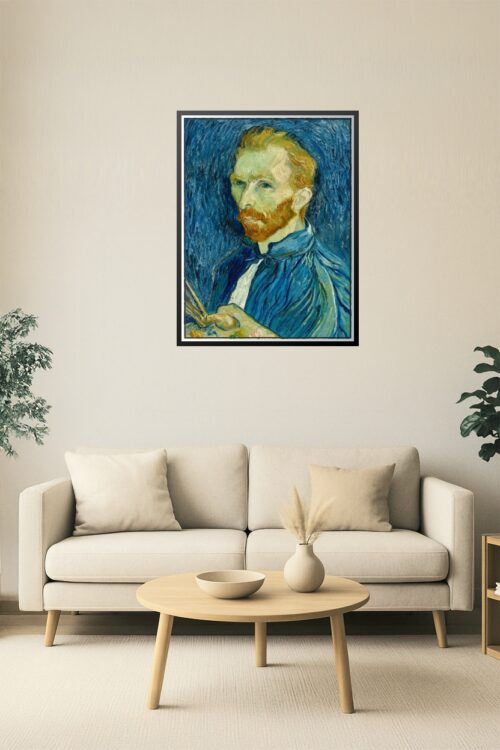 Vincent van Gogh Self-Portrait Poster Reproduction – Post-Impressionist Masterpiece Wall Art picture