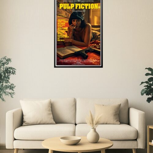 Pulp Fiction Poster – Cinematic Tribute Art Print (Tarantino Classic) picture