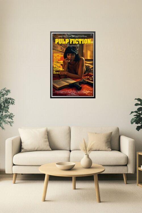 Pulp Fiction Poster – Cinematic Tribute Art Print (Tarantino Classic) picture