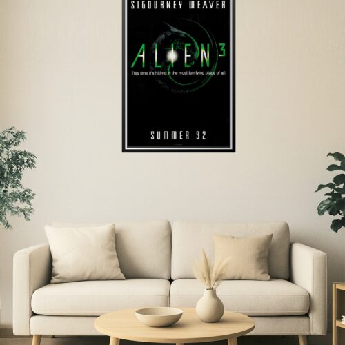 Alien 3 Movie Poster – Official 1992 Sci-Fi Horror Collectible Reproduction Print picture