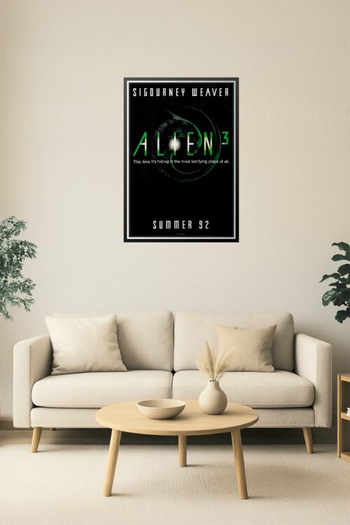 Alien 3 Movie Poster – Official 1992 Sci-Fi Horror Collectible Reproduction Print picture
