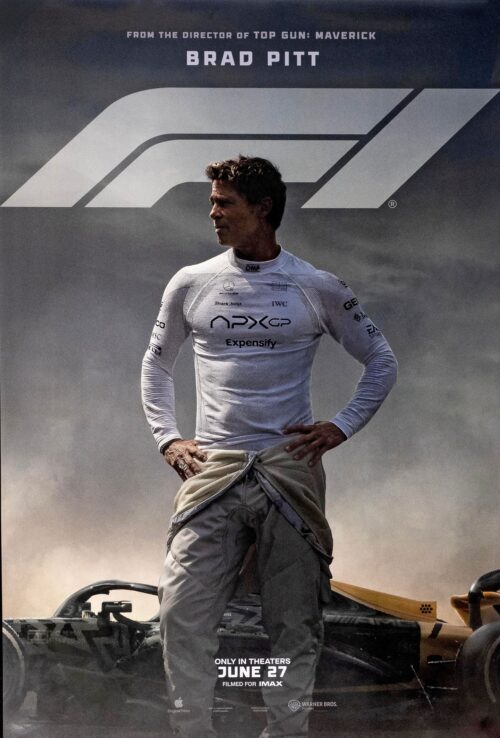 F1 Movie Reproduction Poster – Brad Pitt Racing Drama (2025 IMAX Release) picture