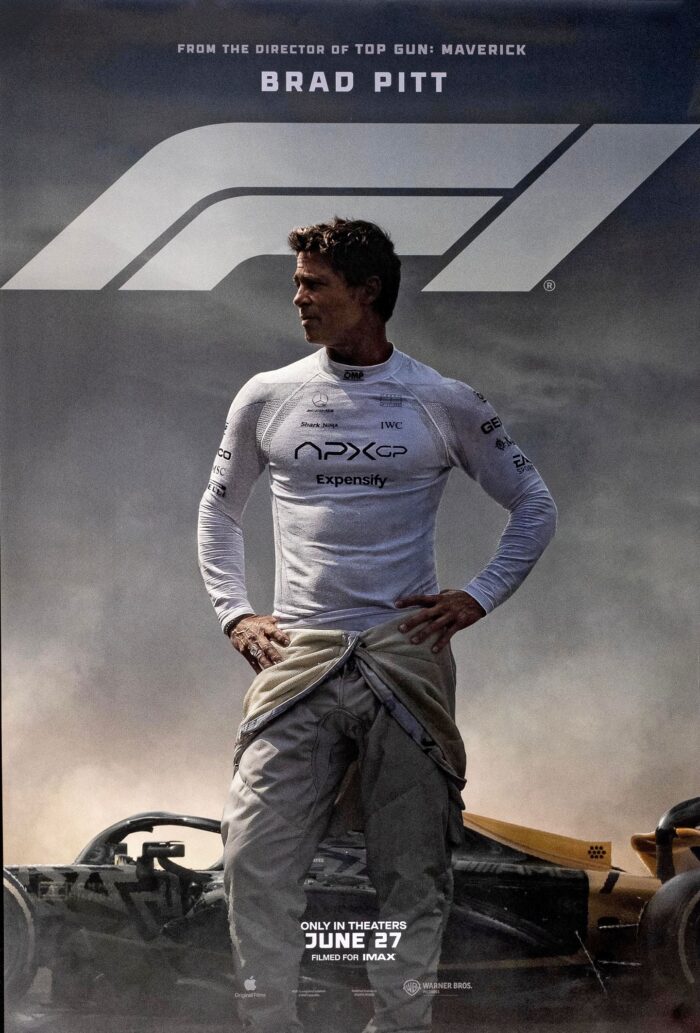 F1 Movie Reproduction Poster – Brad Pitt Racing Drama (2025 IMAX Release) picture
