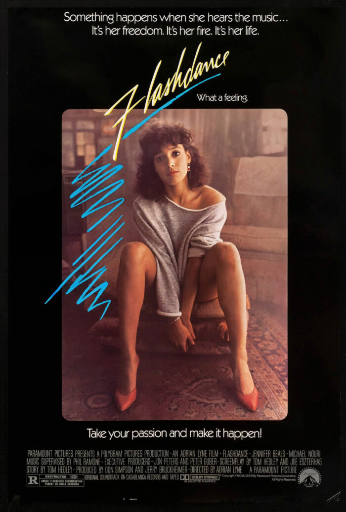 Flashdance 1983 Movie Poster Reproduction – Jennifer Beals Retro Dance Classic Wall Art picture