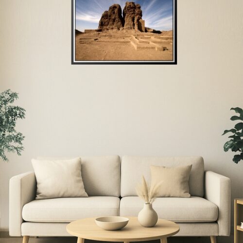 Western Deffufa at Kerma – Ancient Nubian Temple Poster picture