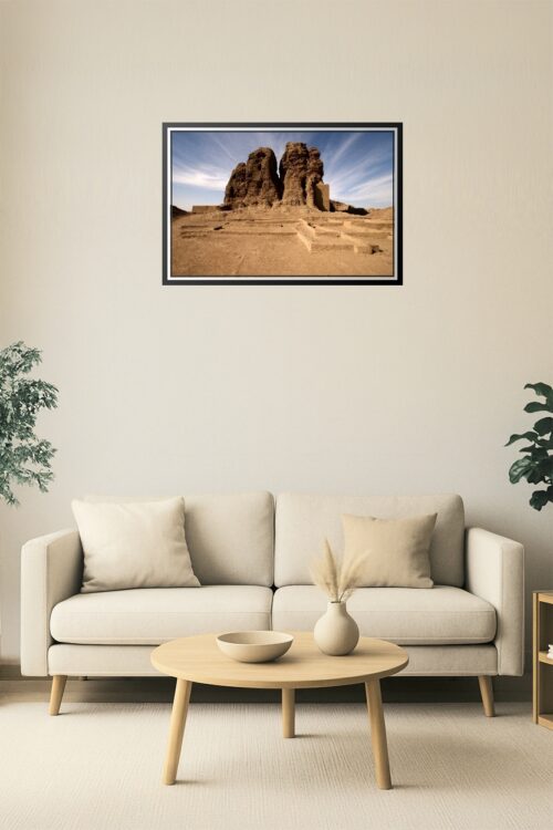 Western Deffufa at Kerma – Ancient Nubian Temple Poster picture