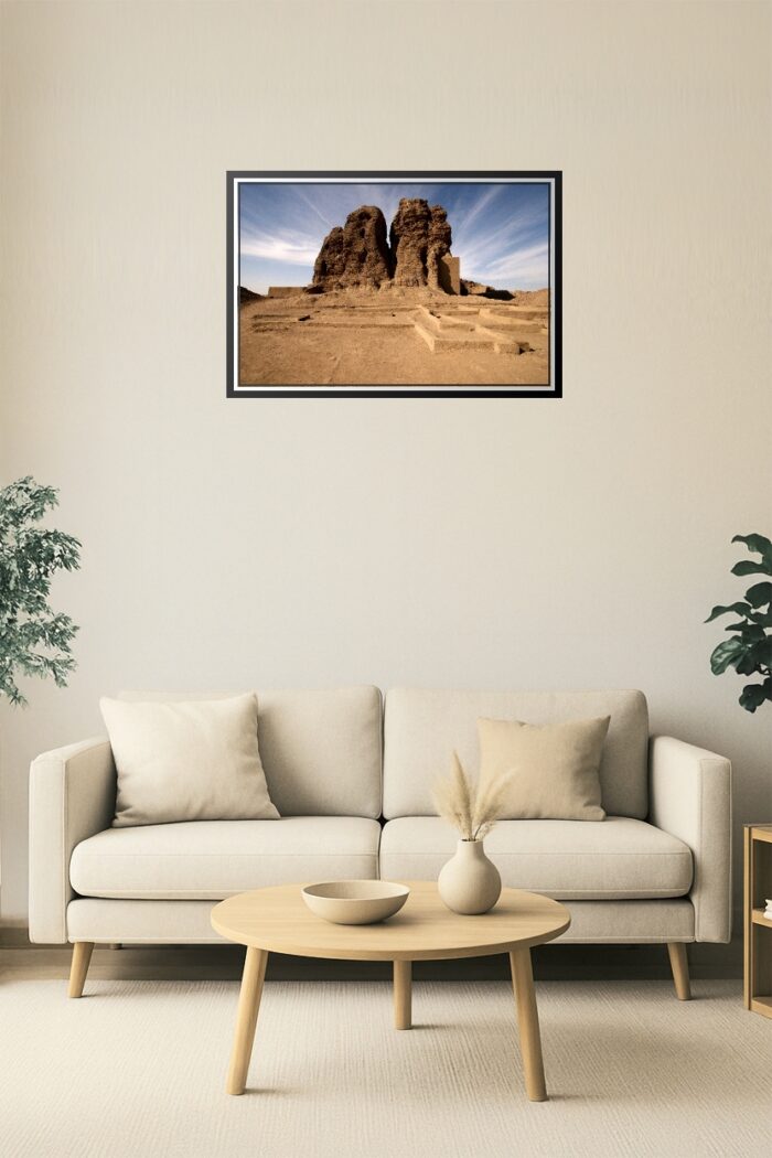 Western Deffufa at Kerma – Ancient Nubian Temple Poster picture