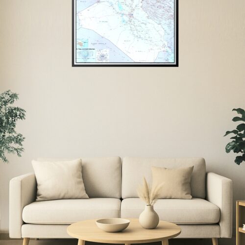 Central and Southern Iraq Map – Detailed Political & Geographical Reference picture