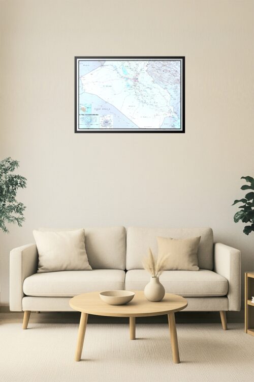 Central and Southern Iraq Map – Detailed Political & Geographical Reference picture