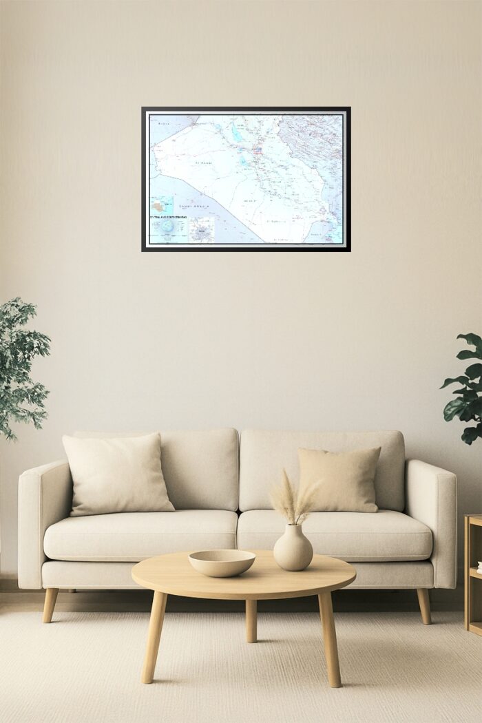 Central and Southern Iraq Map – Detailed Political & Geographical Reference picture