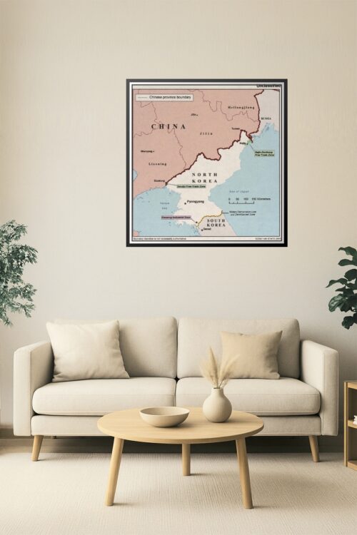 North Korea Free Trade Zones Map – Kaesong, Sinuiju & Rajin-Sonbong Economic Areas picture
