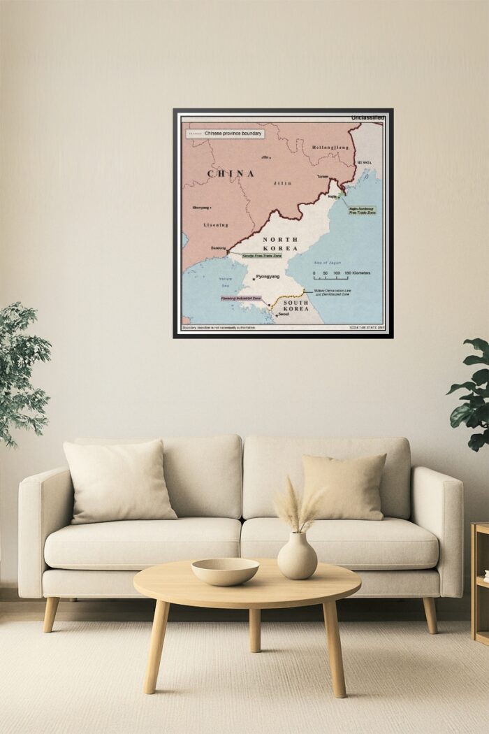 North Korea Free Trade Zones Map – Kaesong, Sinuiju & Rajin-Sonbong Economic Areas picture