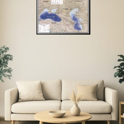 Oil & Gas Infrastructure Map – Caspian and Black Sea Region (2001) picture