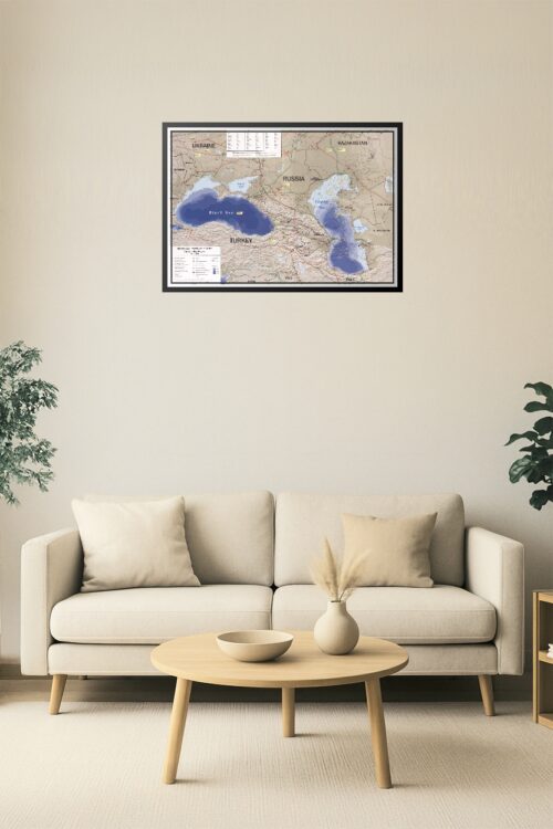 Oil & Gas Infrastructure Map – Caspian and Black Sea Region (2001) picture