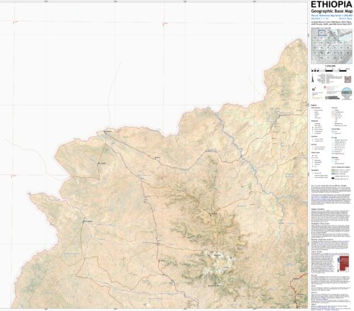 Ethiopia Tigray Region Geographic Base Poster – Detailed Topographic Reference picture